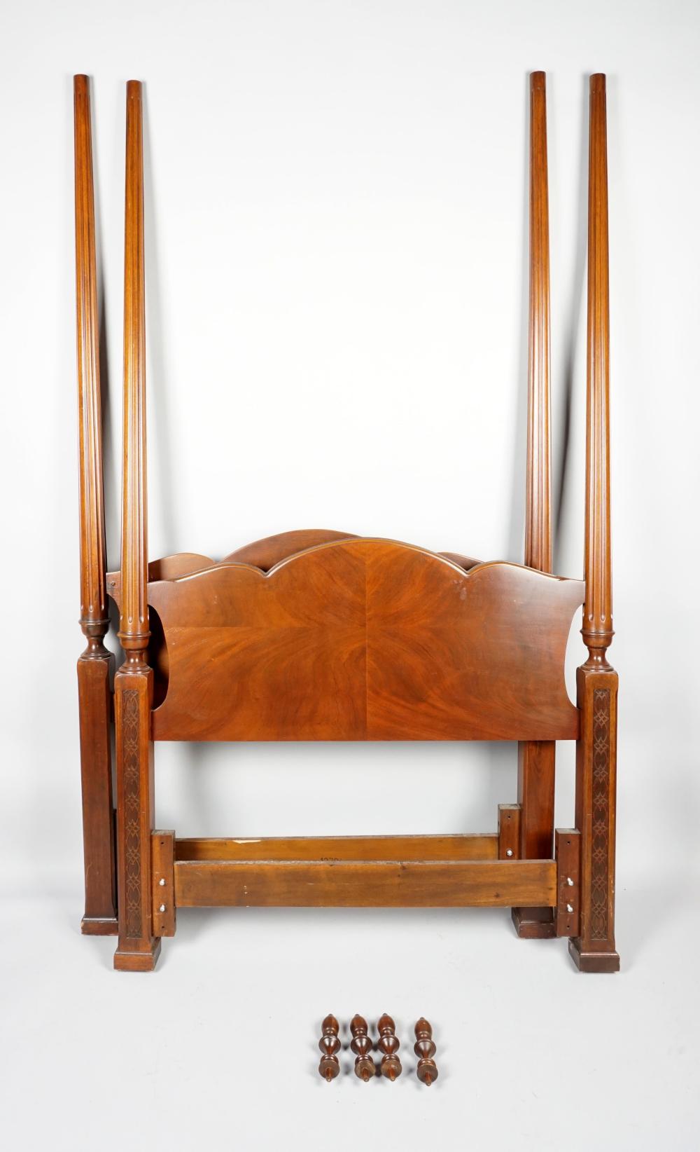 PAIR OF FEDERAL STYLE MAHOGANY TWIN