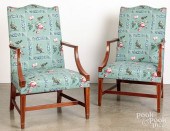 PAIR OF FEDERAL STYLE MAHOGANY
