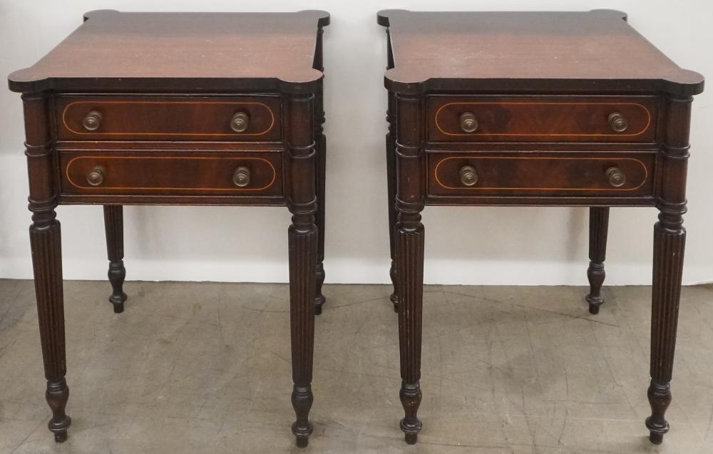 PAIR OF FEDERAL STYLE SATINWOOD