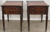 PAIR OF FEDERAL STYLE SATINWOO