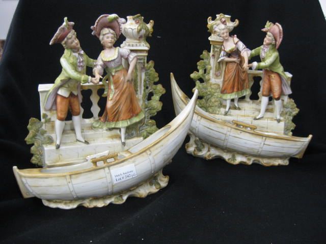 Pair of Figural Porcelain