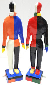 PAIR OF FIGURES AFTER KAZIMIR