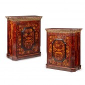 PAIR OF FINE DUTCH ROSEWOOD AN