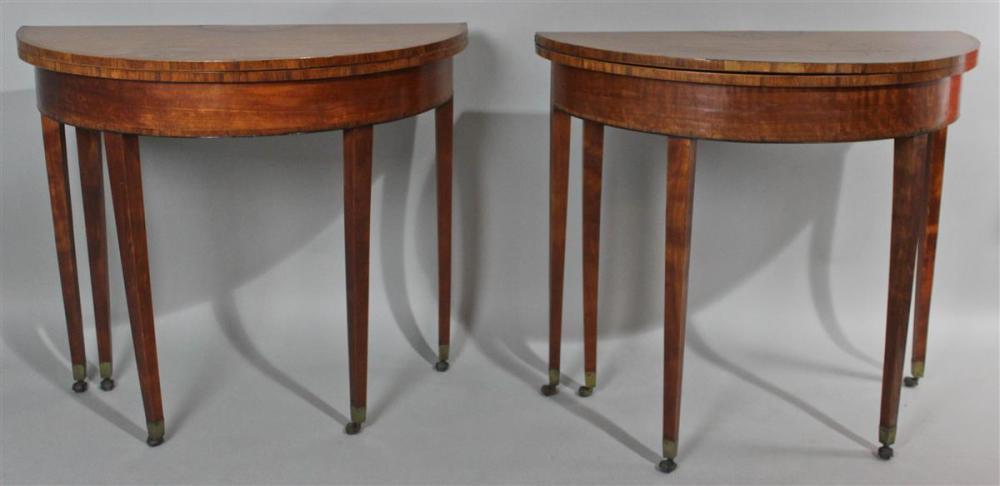 PAIR OF FINE GEORGE III INLAID