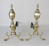 PAIR OF FINE PHILADELPHIA BRAS