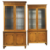 PAIR OF FINE REGENCY BOOKCASES