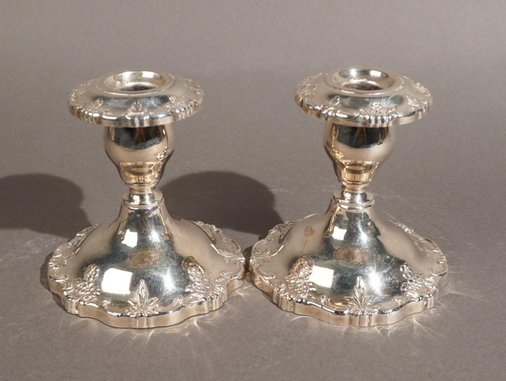 PAIR OF FISHER WEIGHTED STERLING