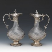 PAIR OF FLAMANT & FILS GLASS A