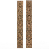PAIR OF FLEMISH CARVED LIMEWOO