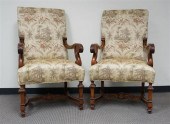 PAIR OF FLEMISH STYLE CARVED M