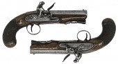 Pair of Flintlock Pocket Pisto
