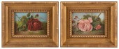 PAIR OF FLORAL STILL LIFE PAIN