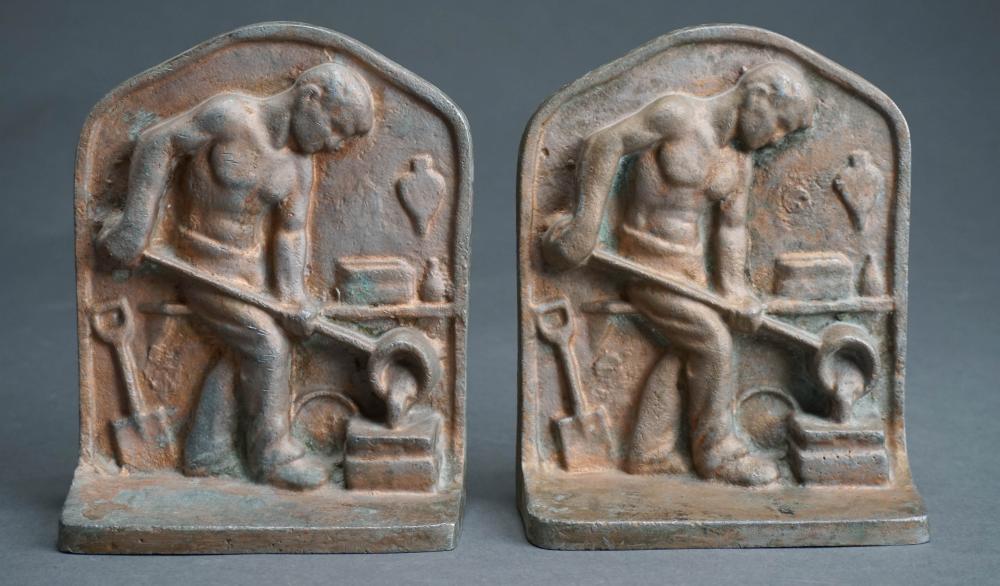 PAIR OF FOREST CITY FOUNDERS CAST