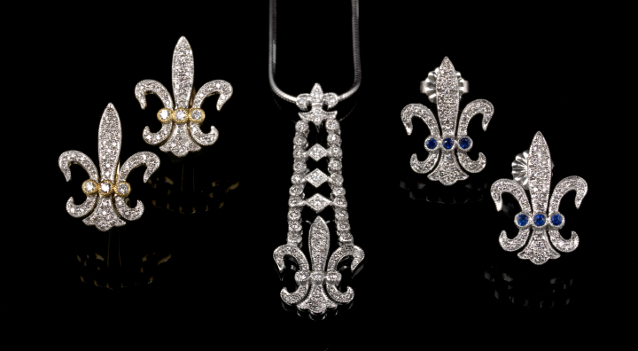 Pair of Fourteen-Karat Two-Color