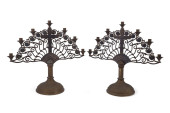 PAIR OF FRAEFEL & CO. BRASS AL