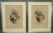 Pair of framed and matted Fren