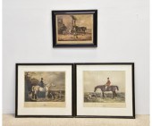 Pair of framed and matted fox