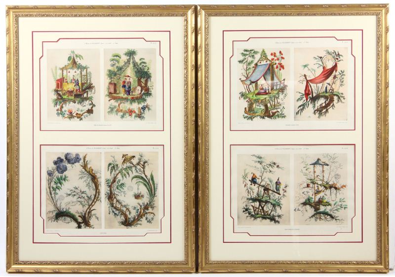 Pair of Framed Chinoiserie