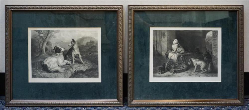 PAIR OF FRAMED ENGRAVINGS BY