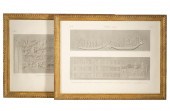 PAIR OF FRAMED FRENCH ARCHAEOL