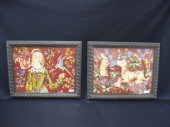 Pair of Framed Needlepoints;do