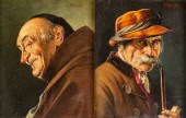 PAIR OF FRANZ XAVIER WOLFLE (G