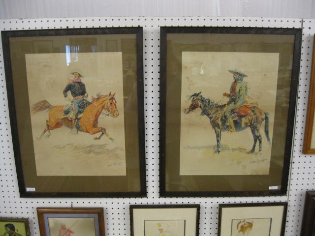 Pair of Frederic Remington Prints