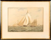 PAIR OF FREDERICK COZZENS SAIL
