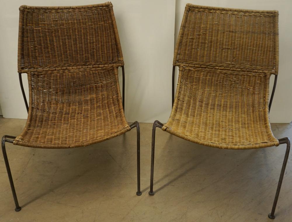 PAIR OF FREDERICK WEINBERG WICKER