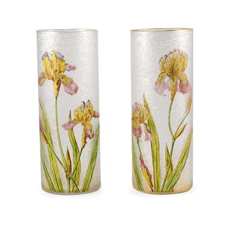 Pair of French Acid Etched and