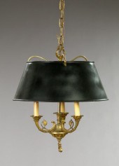 Pair of French Antiqued Brass
