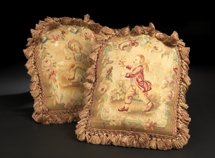 Pair of French Aubusson