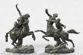 Pair of French Black-Patinated