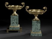 Pair of French Brass and Brass