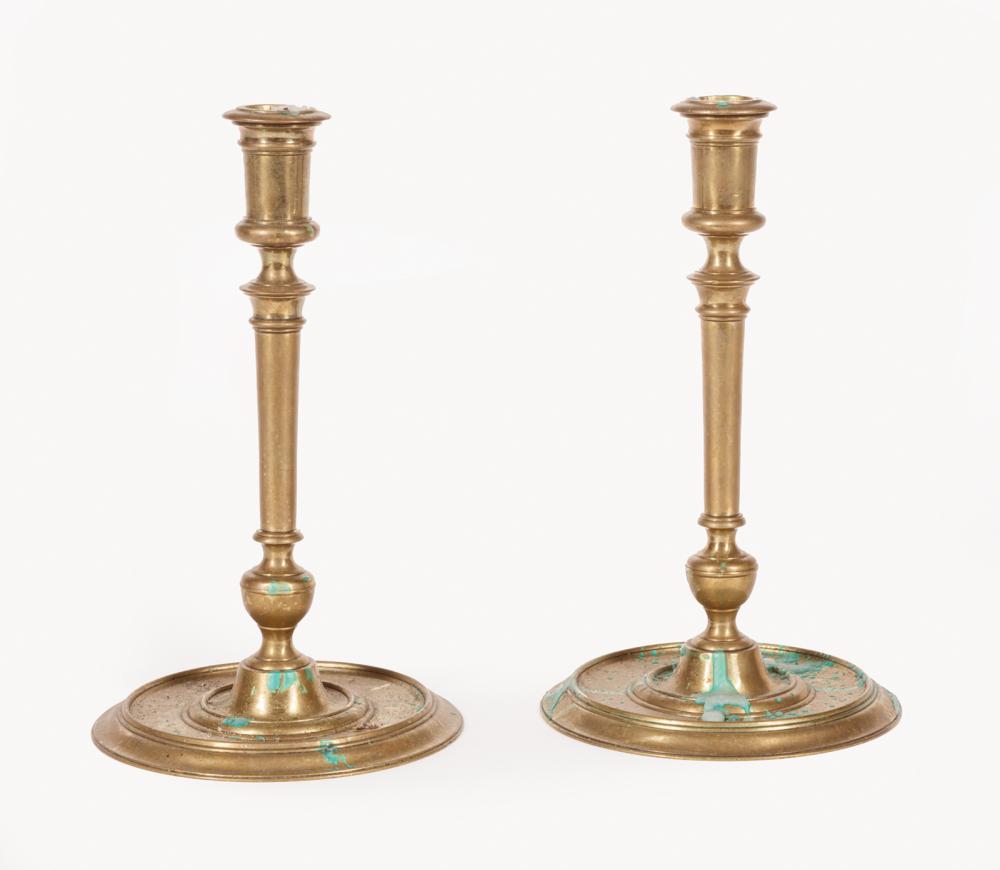 PAIR OF FRENCH BRASS