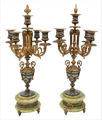 PAIR OF FRENCH BRONZE