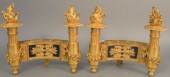 PAIR OF FRENCH BRONZE DORE CHE
