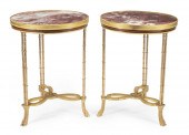 PAIR OF FRENCH BRONZE GUERIDON