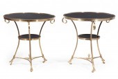 PAIR OF FRENCH BRONZE GUERIDON