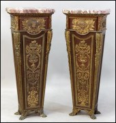 PAIR OF FRENCH BRONZE MOUNTED