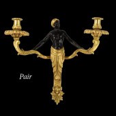 Pair of French Bronze-Patinate