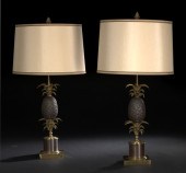 Pair of French Bronze-Patinate
