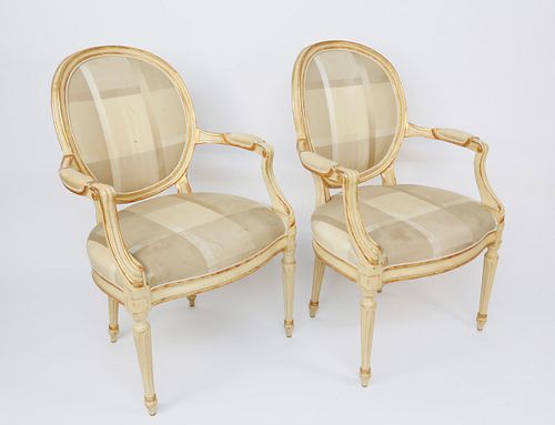 PAIR OF FRENCH CARVED AND GILDED