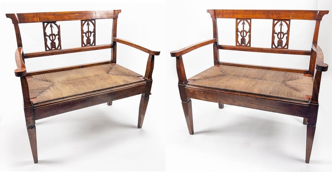 PAIR OF FRENCH CARVED CHERRYWOOD
