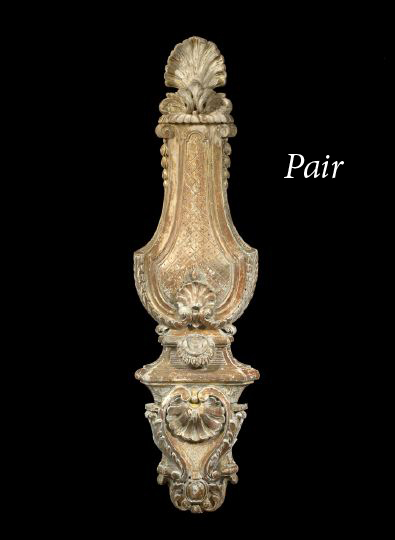 Pair of French Carved Giltwood