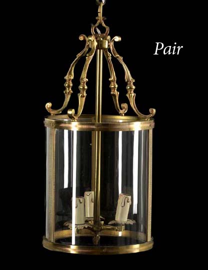 Pair of French Cast-Brass and