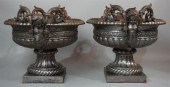 PAIR OF FRENCH CAST-IRON GADRO