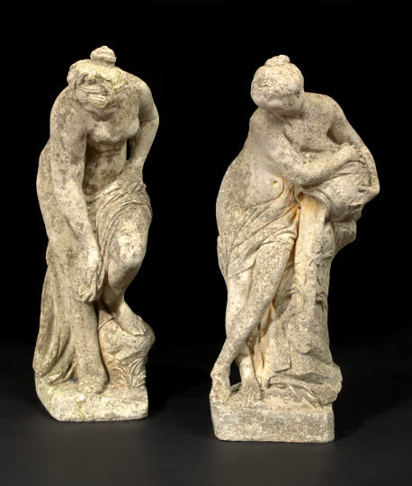 Pair of French Cast-Stone Garden