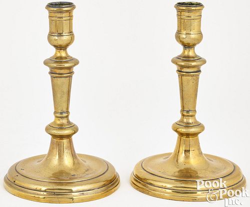 PAIR OF FRENCH COPPER ALLOY