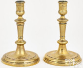 PAIR OF FRENCH COPPER ALLOY CA